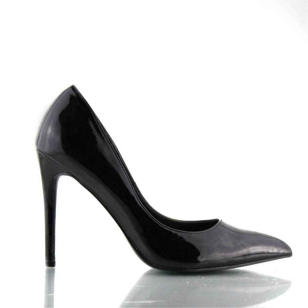 Steve Madden Black Patent Leather High Heel Pumps - Size 8.5